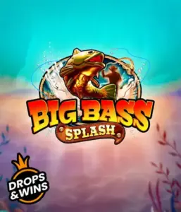 Get hooked on the action-packed adventure of Big Bass Splash slot by Pragmatic Play, highlighting a vibrant fish jumping out of water. This graphic portrays the spirit of fishing with bold text and exciting visuals. Perfect for those who love fishing-themed games, delivering a fun-filled gaming experience. 